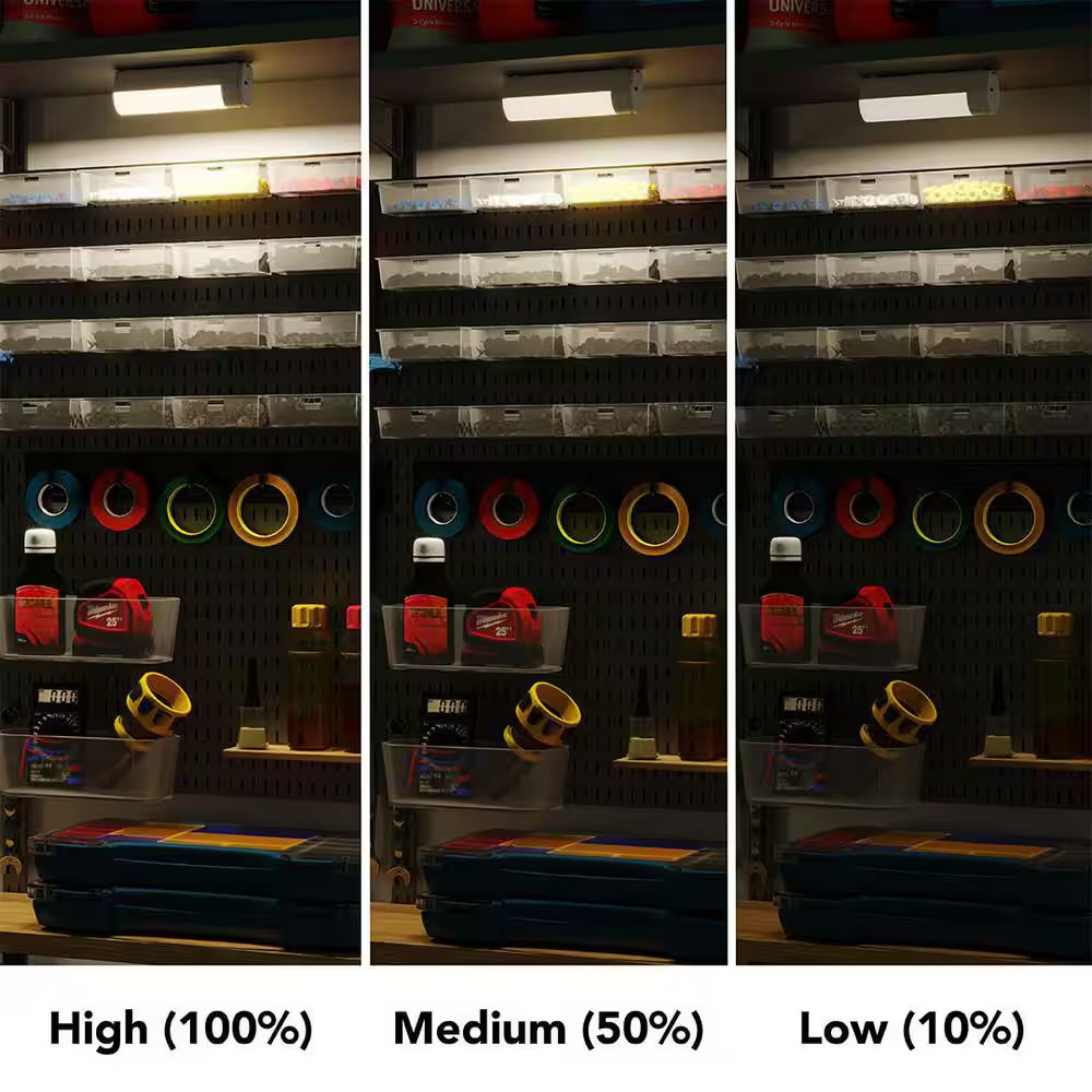 5 In. Rechargeable Battery Dimmable Bright White LED White Portable Task Light (