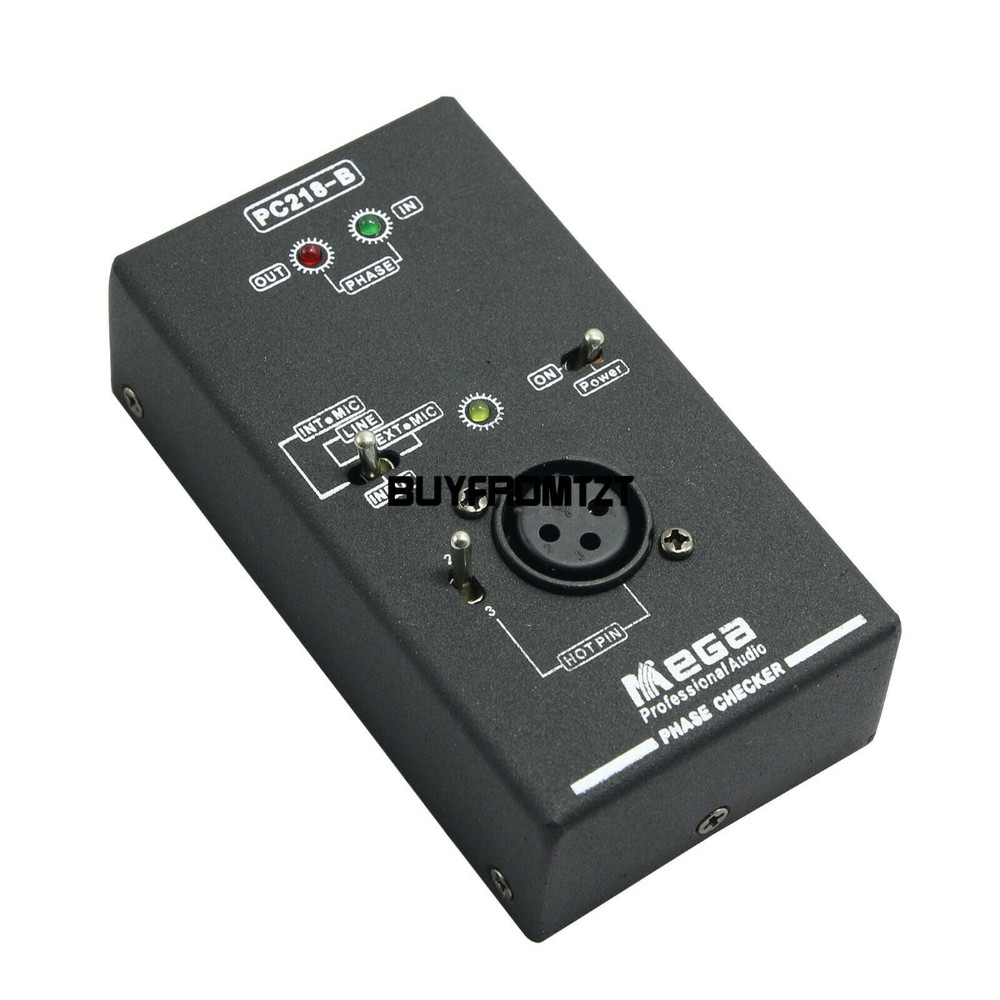 PC218 Microphone Sound Testing Phase Polarity Tester Checker Detector Speaker