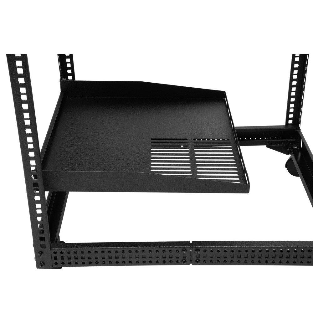 New 12U 4 Post Open Frame Server Rack Network Enclosure 23''-40'' Adjustable