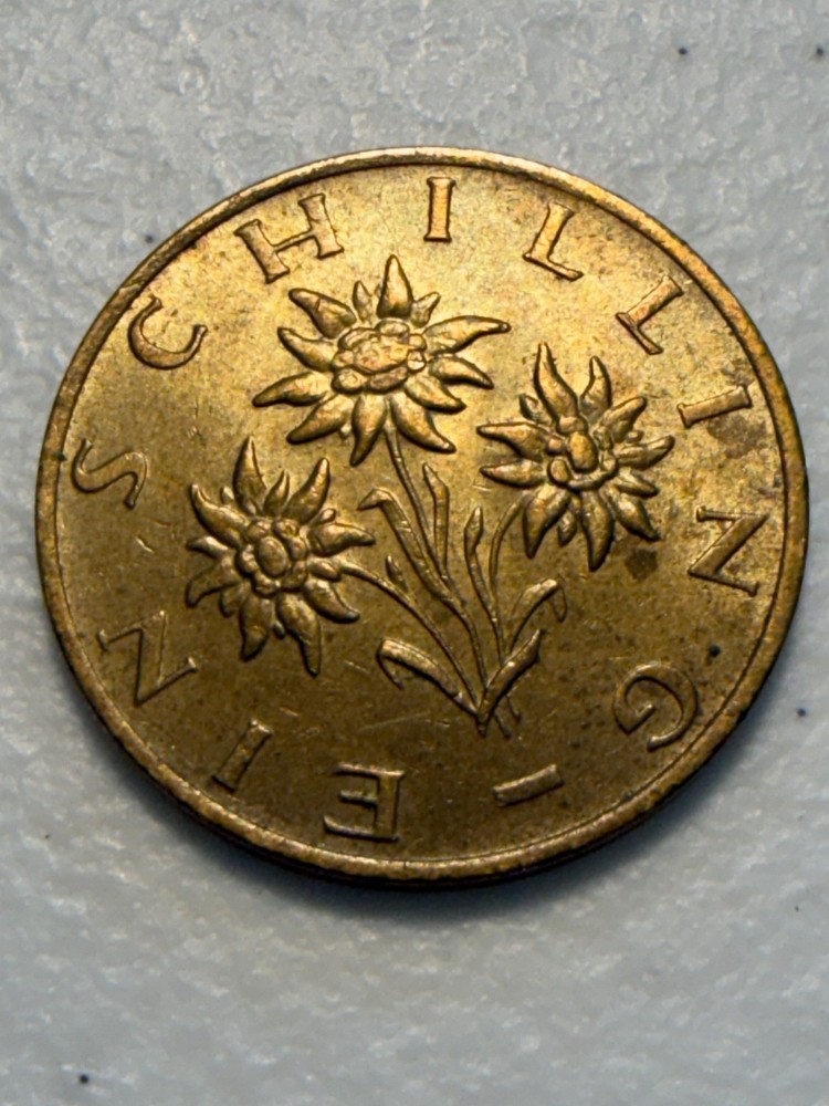 1973 Austria 1 Schilling Coin
