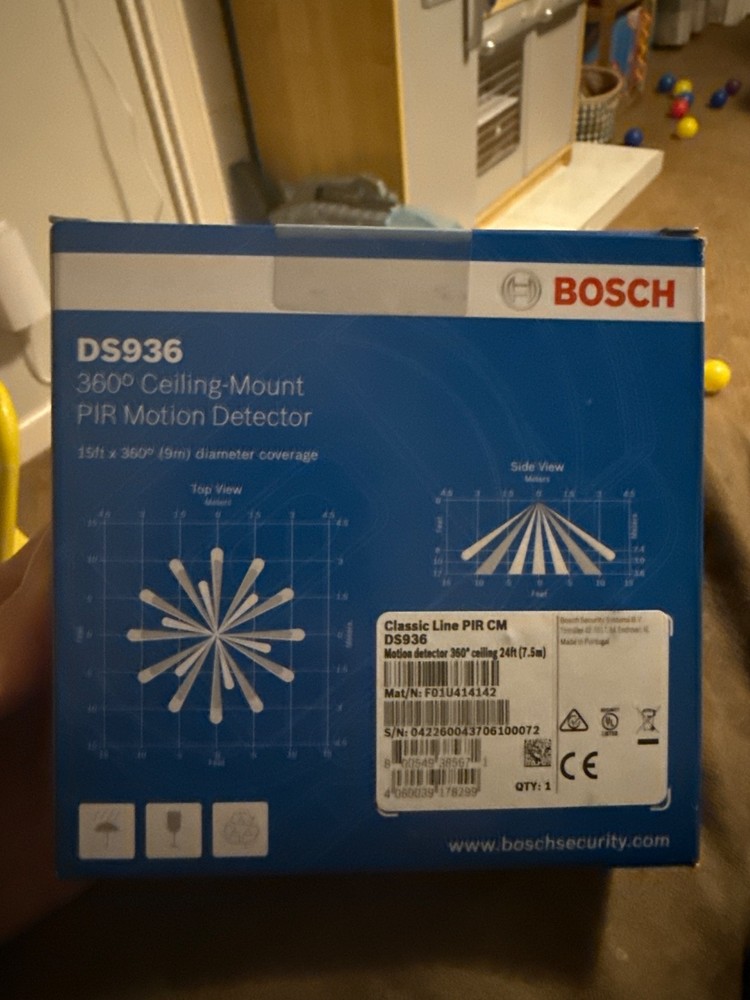 Bosch DS936 360 Ceiling Mount PIR Motion Detector