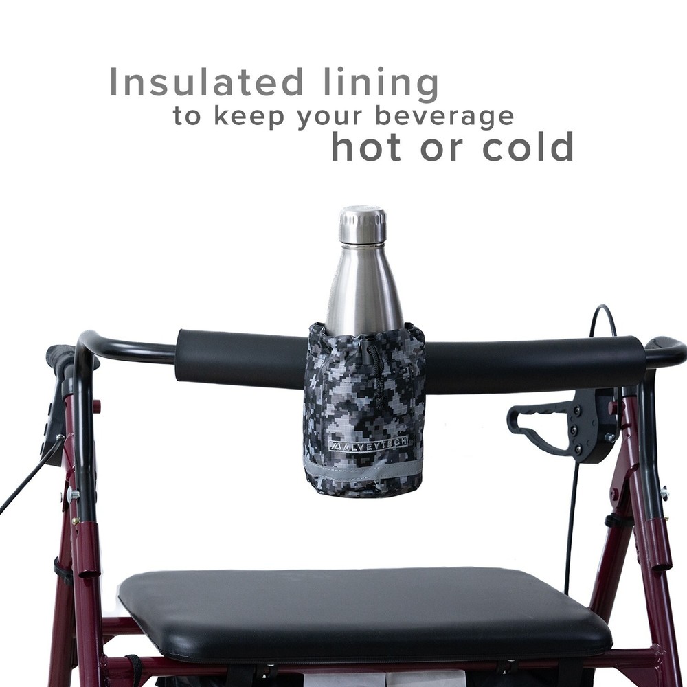 Camo Unbreakable Universal Cup Holder for Mobility E-Bikes/Walker/Stroller