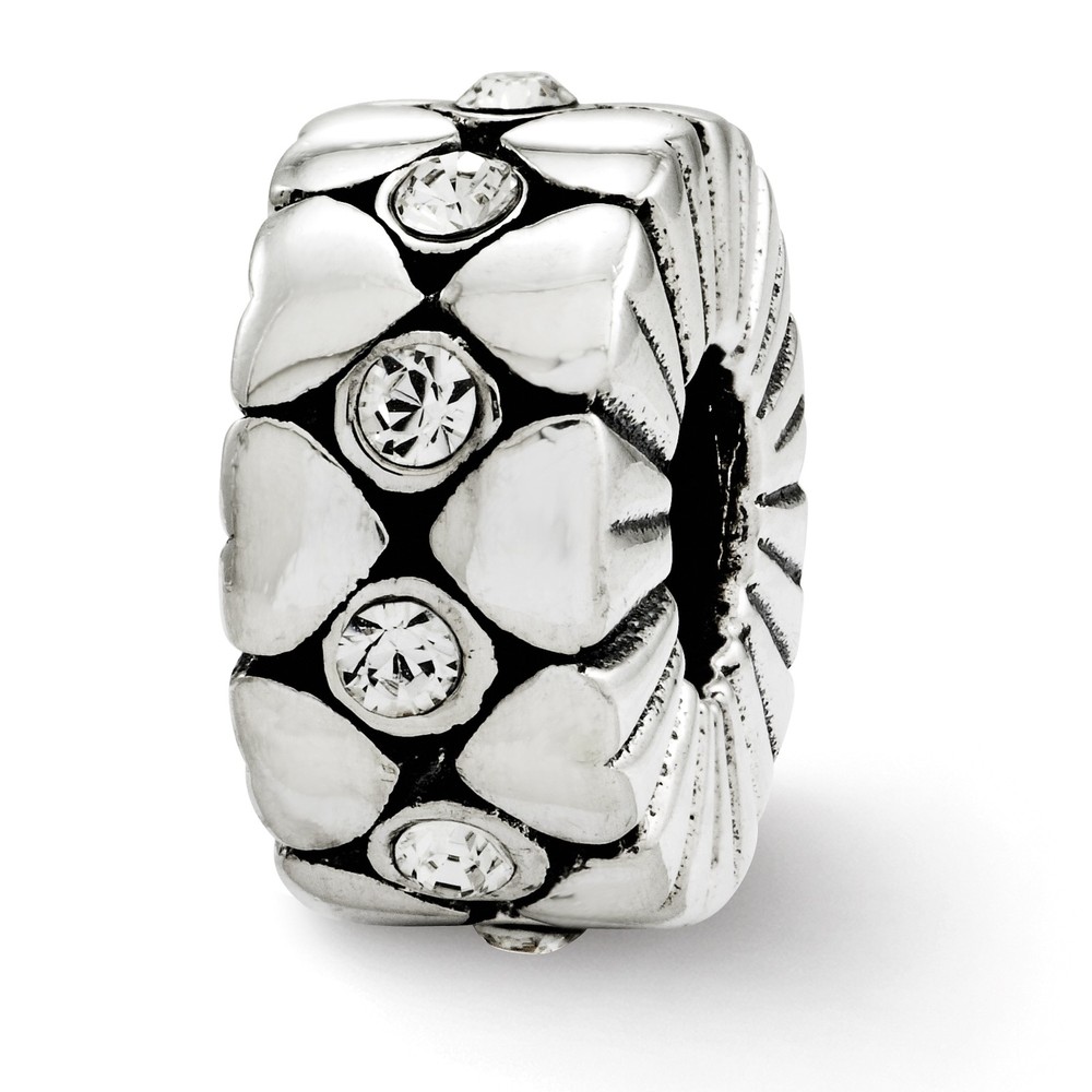 Silver Reflections Crystal Bead QRS2743