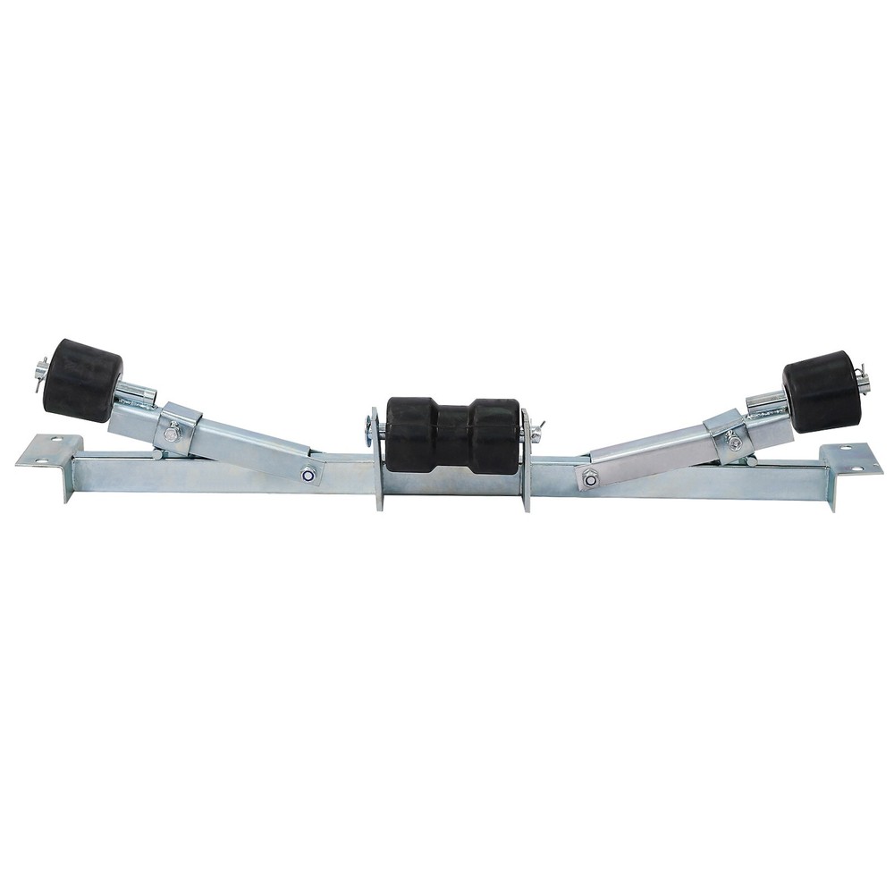 Boat Trailer Bottom Support Bracket with Keel Rollers capacity 1102 lbs