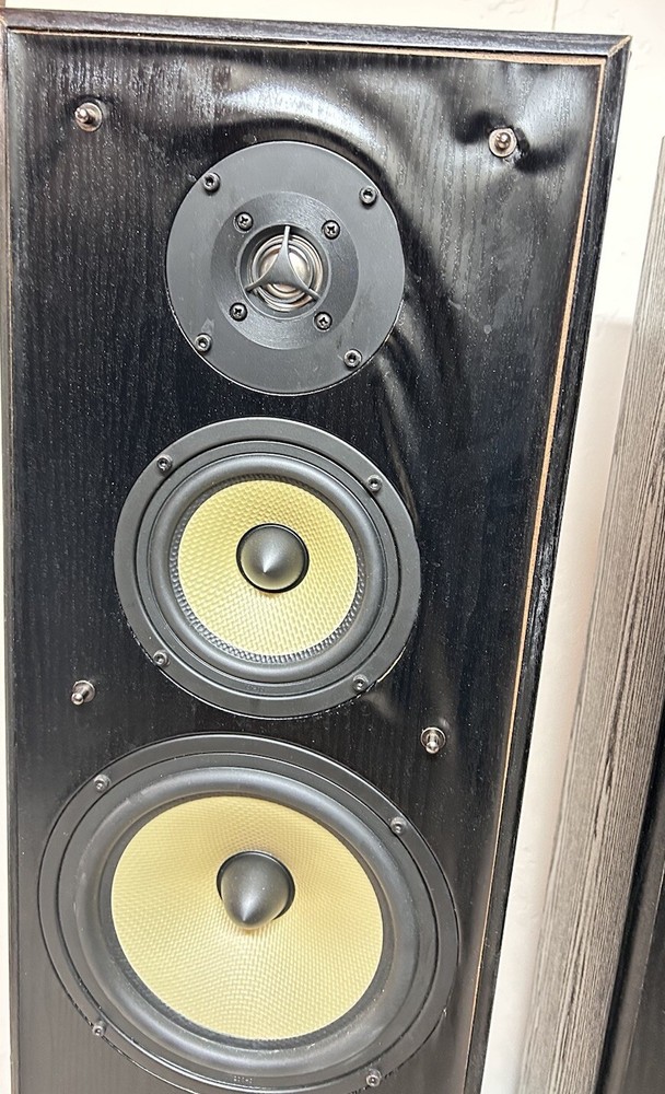 Pair Of Audiofile 583LR Rectangular Tower Home Theatre Speaker System - Working