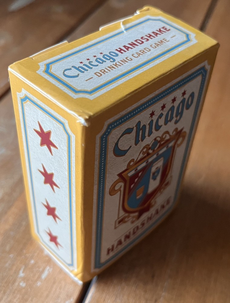 Chicago Handshake Drinking Card Game, Transit Tees 2021
