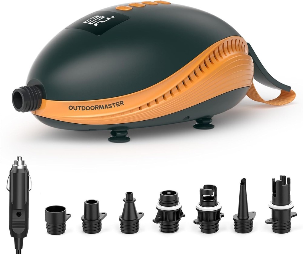 Dolphin Portable SUP Pump - 12V DC Connector & Adjustable Pressure Control
