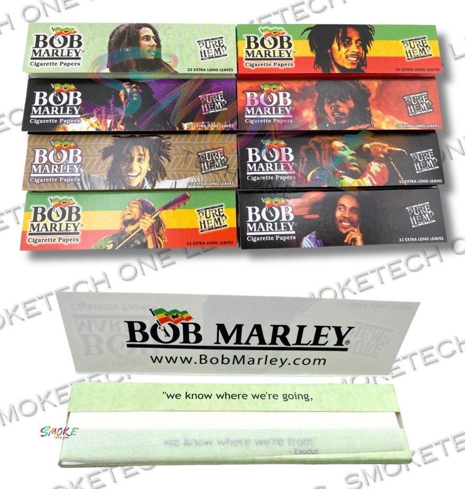 Bob Marley Rolling Paper King Size (8 Pack)