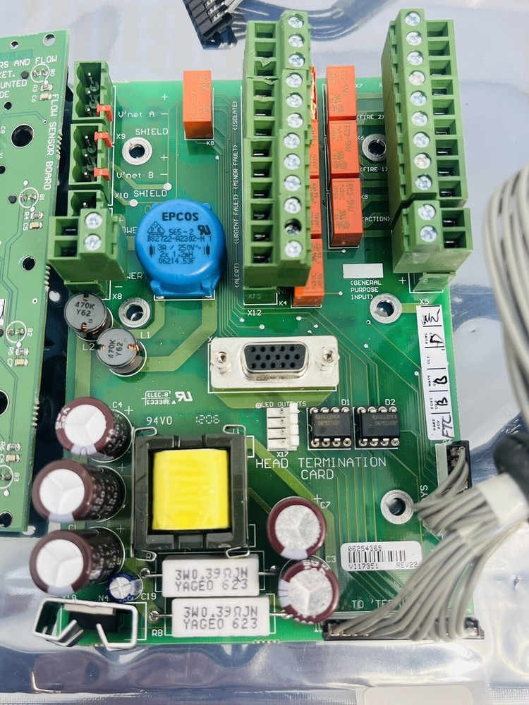 VESDA VLP-400 LASERPLUS SMOKE DETECTOR HEAD TERMINATION CARD & HEAD PROCESSOR