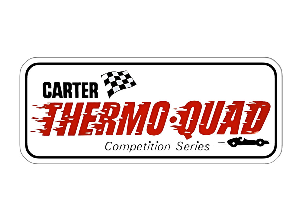 Carter Thermoquad Vintage Sticker Decal