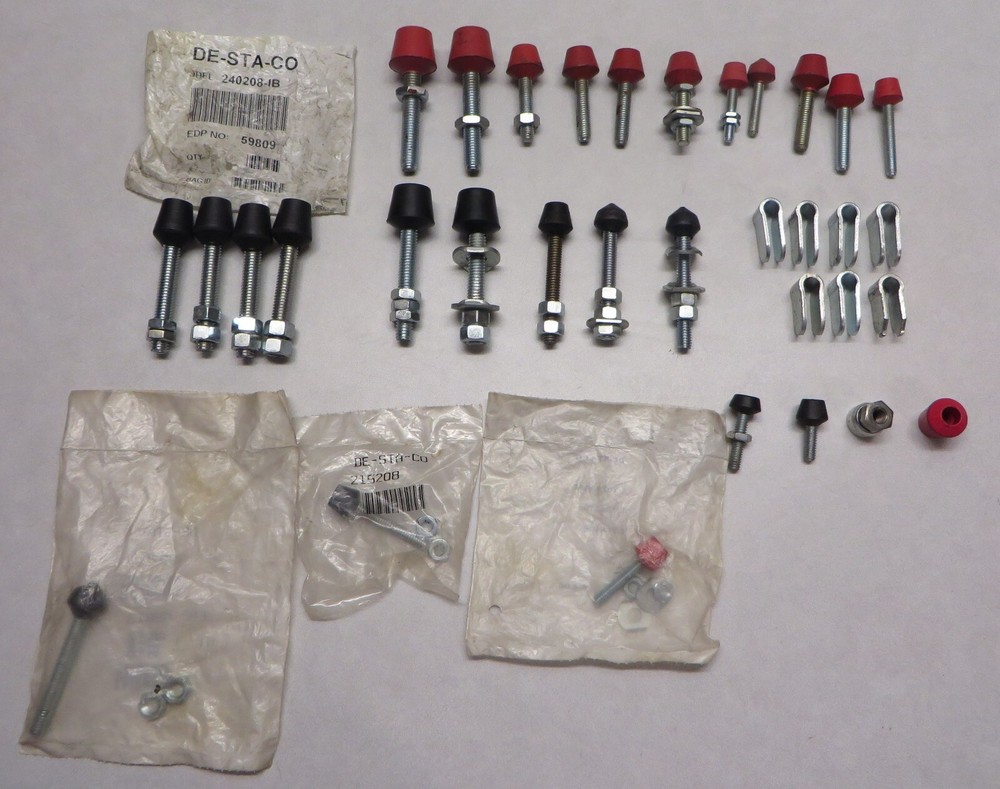 DE-STA-CO 240208-lB Flat Tip Spindles PLUS OTHERS Miscellaneous selection
