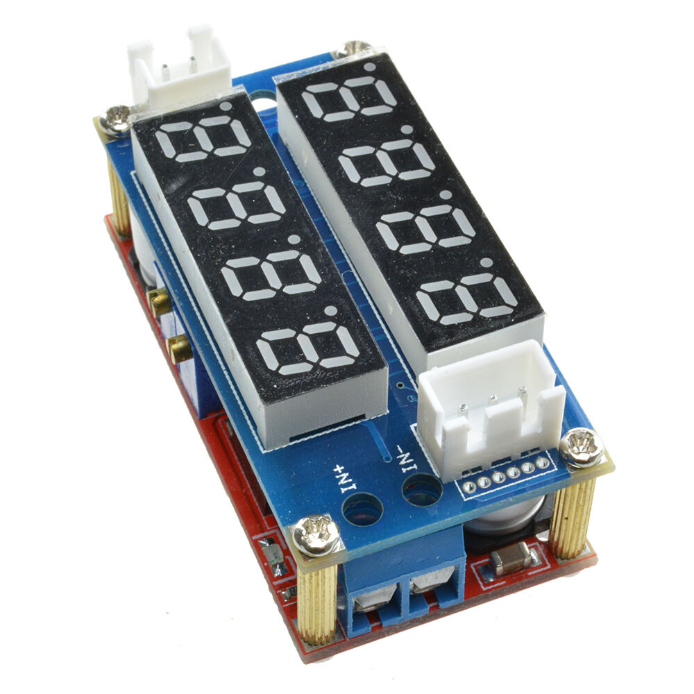 5A Adjustable CC/CV Display Step Down charge Module LED Panel Voltmeter Ammeter