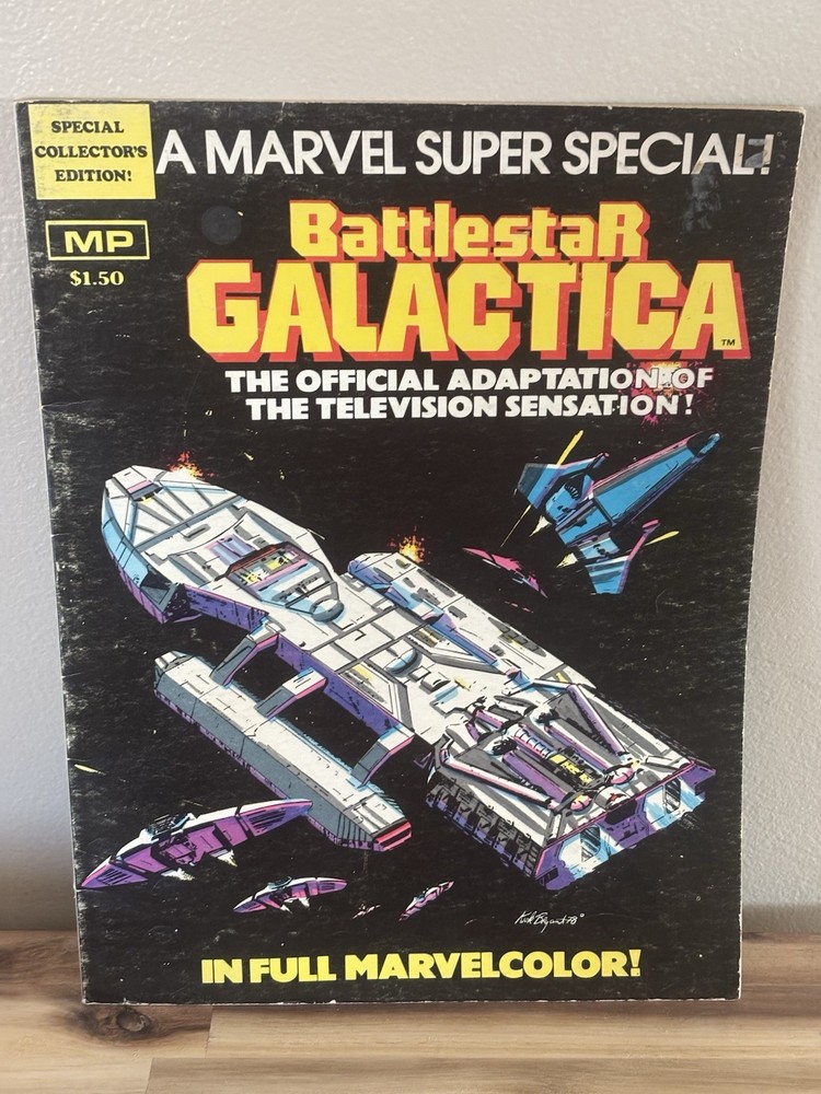VINTAGE 1978 Battlestar Galactica comic book #8 Marvel Super Special Collector's