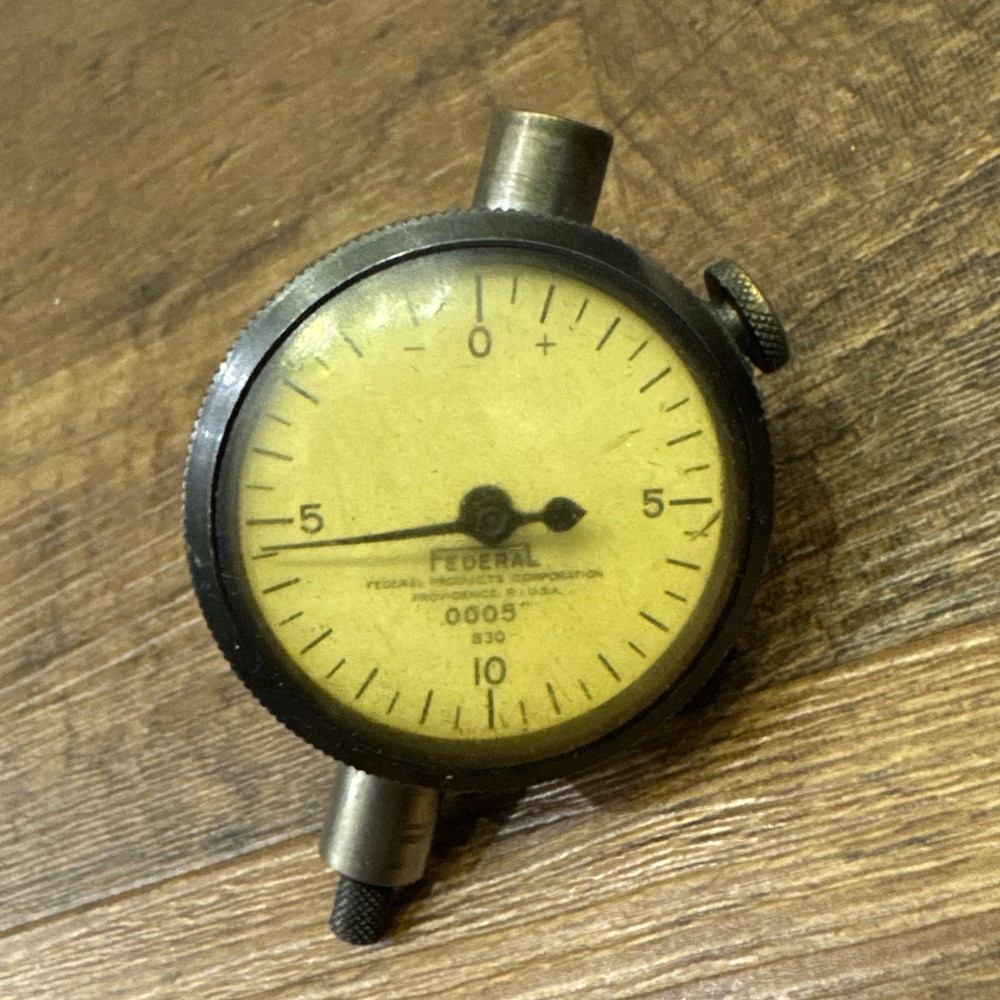 Federal Dial Indicator B3Q  .0005” Miracle Movement Machinist Tool