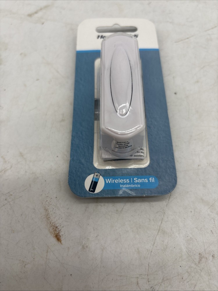 Heath Zenith SL-7797-02 Wireless Door Push Button, White