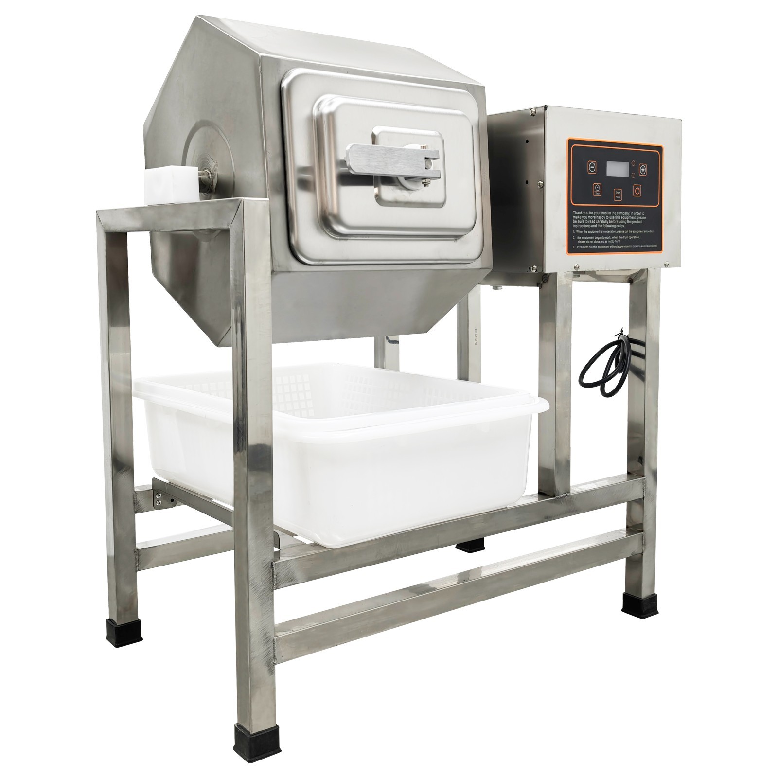 45L 110V Hexagonal Rotatable Meat Vegetable Marinating Machine Food Marinator