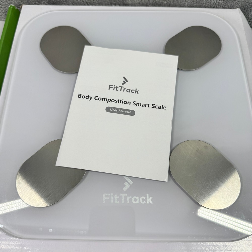 Fit Track Dara BMI Complete Body Analysis Bluetooth Digital Scale White