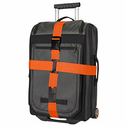 Premium Quality Bright Colored Cross Luggage Orange 2 Pack