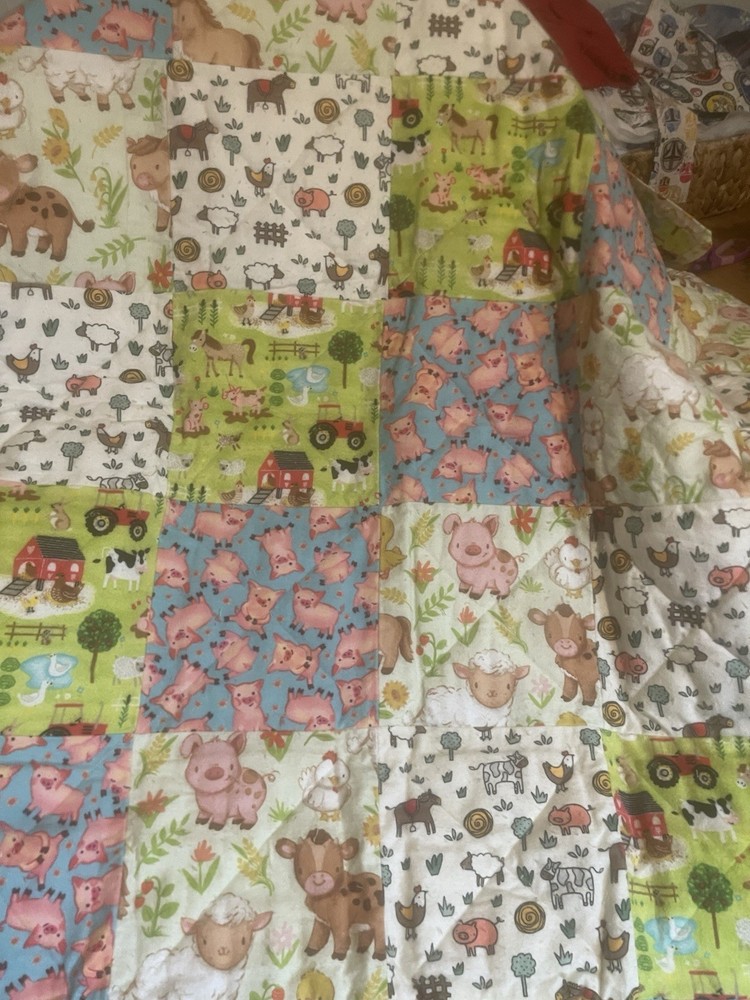 Down On The Farm Rag Quilt