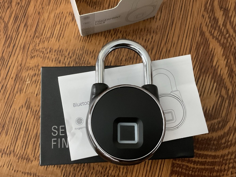 Fingerprint Padlock Bluetooth Security Print