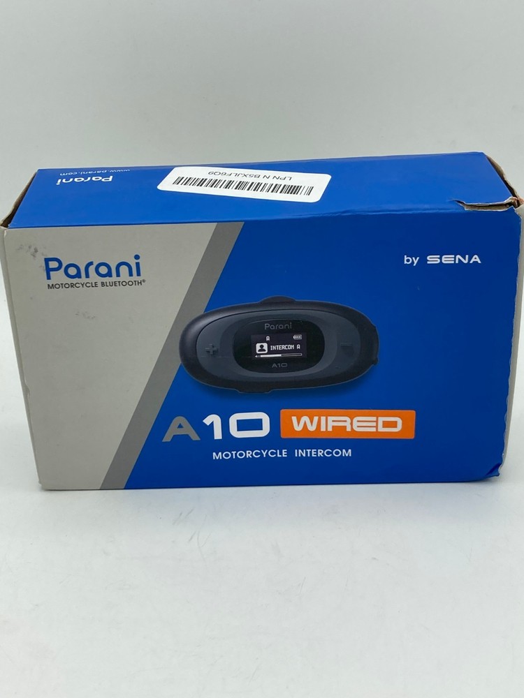 Sena Parani A10 Intercom Headset for Motorcycles (Wired Mic)