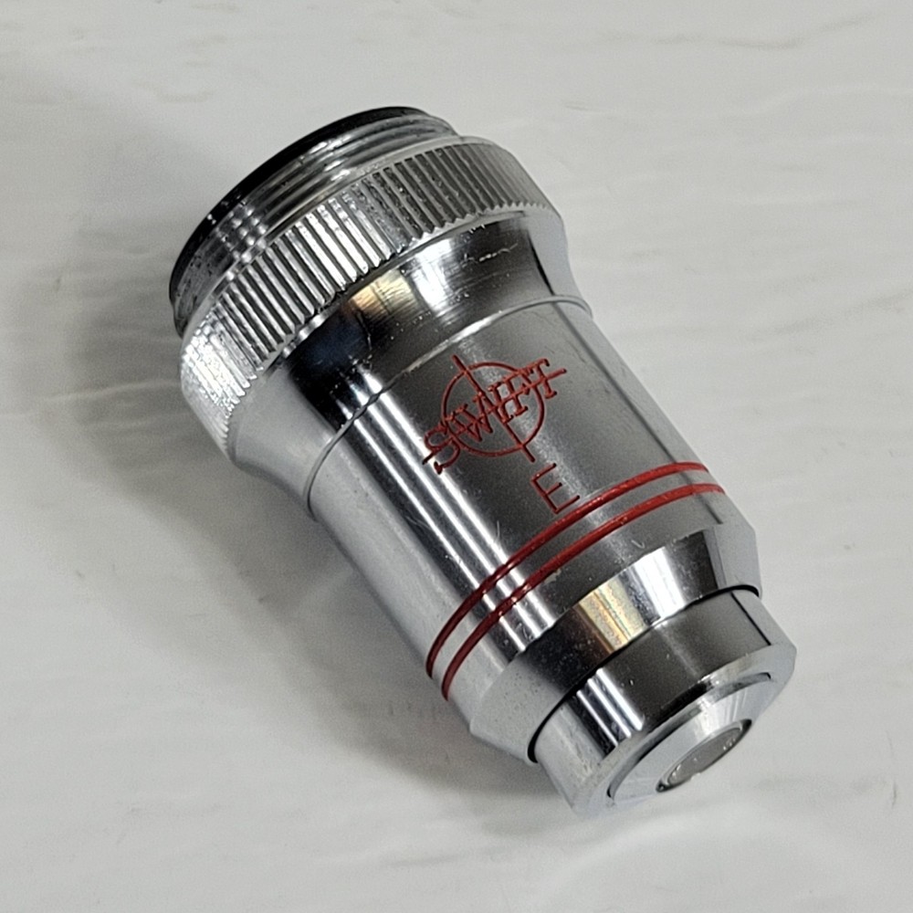 Swift E 40X Mag Microscope Objective 20mm Thread Mount 0.65 Ocular Optical Lens
