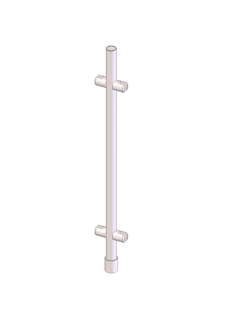 Stainless Steel Sneeze Guard Post