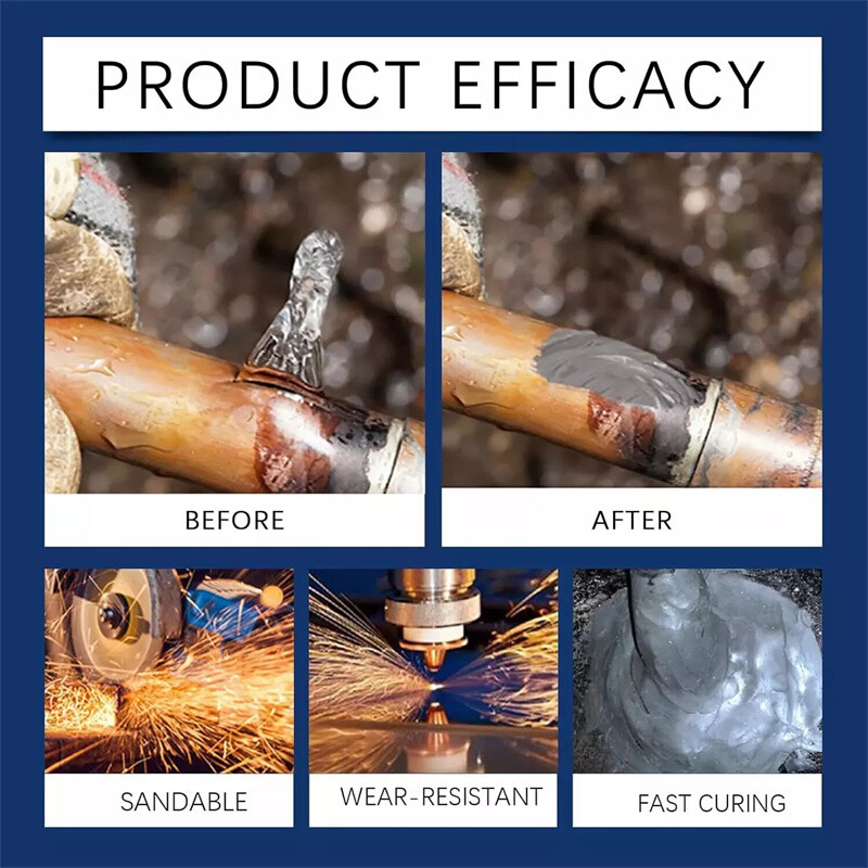 Strong Foundry Glue, High Temperature Resistant Casting Repair,Metal Repair Glue