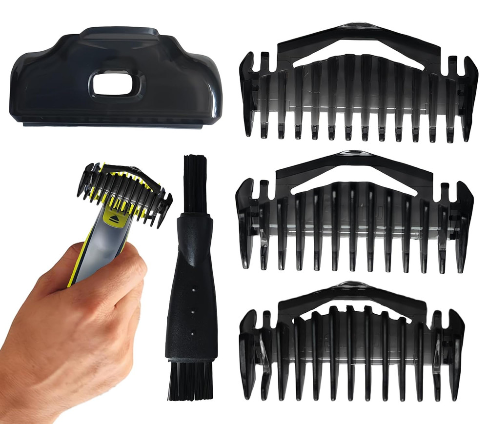 Guards Kit, Adjustable Replacement Trimmer One Blade Guards, Adjustable Guide Co