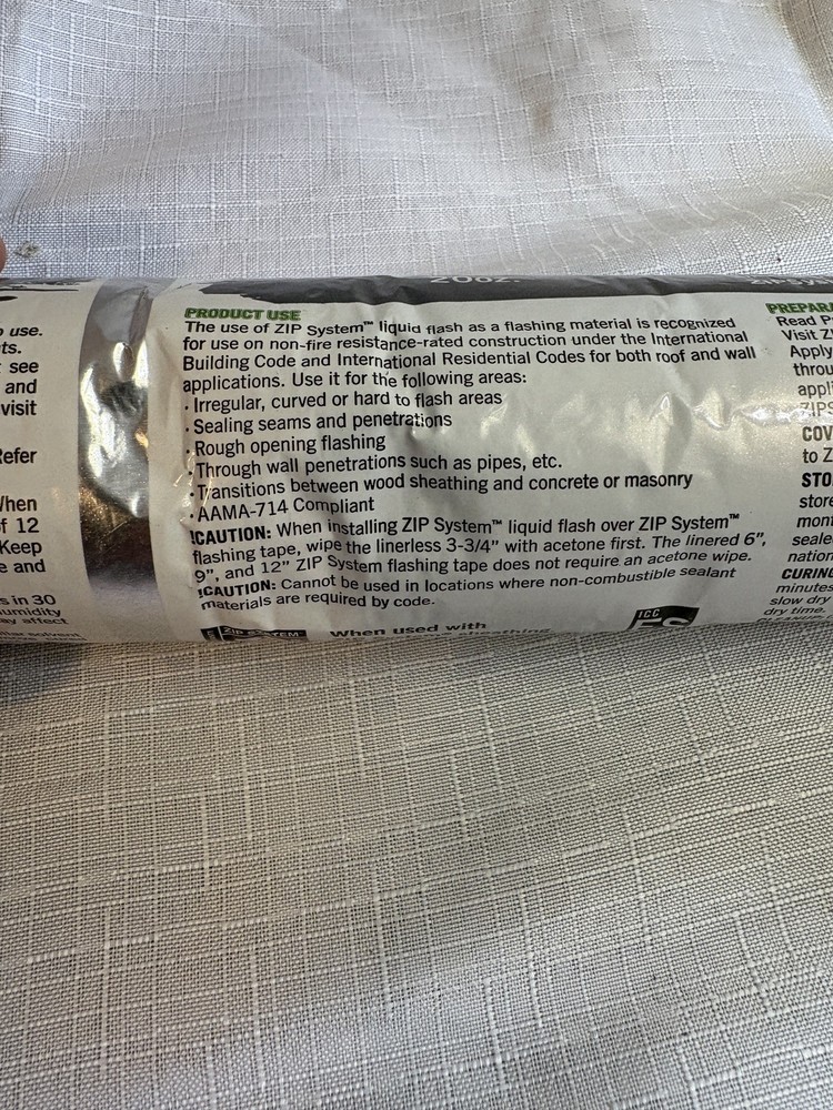 ZIP System Liquid Flash | 20 oz. Sausage Pack | Weather-Resistant | Flashing ...