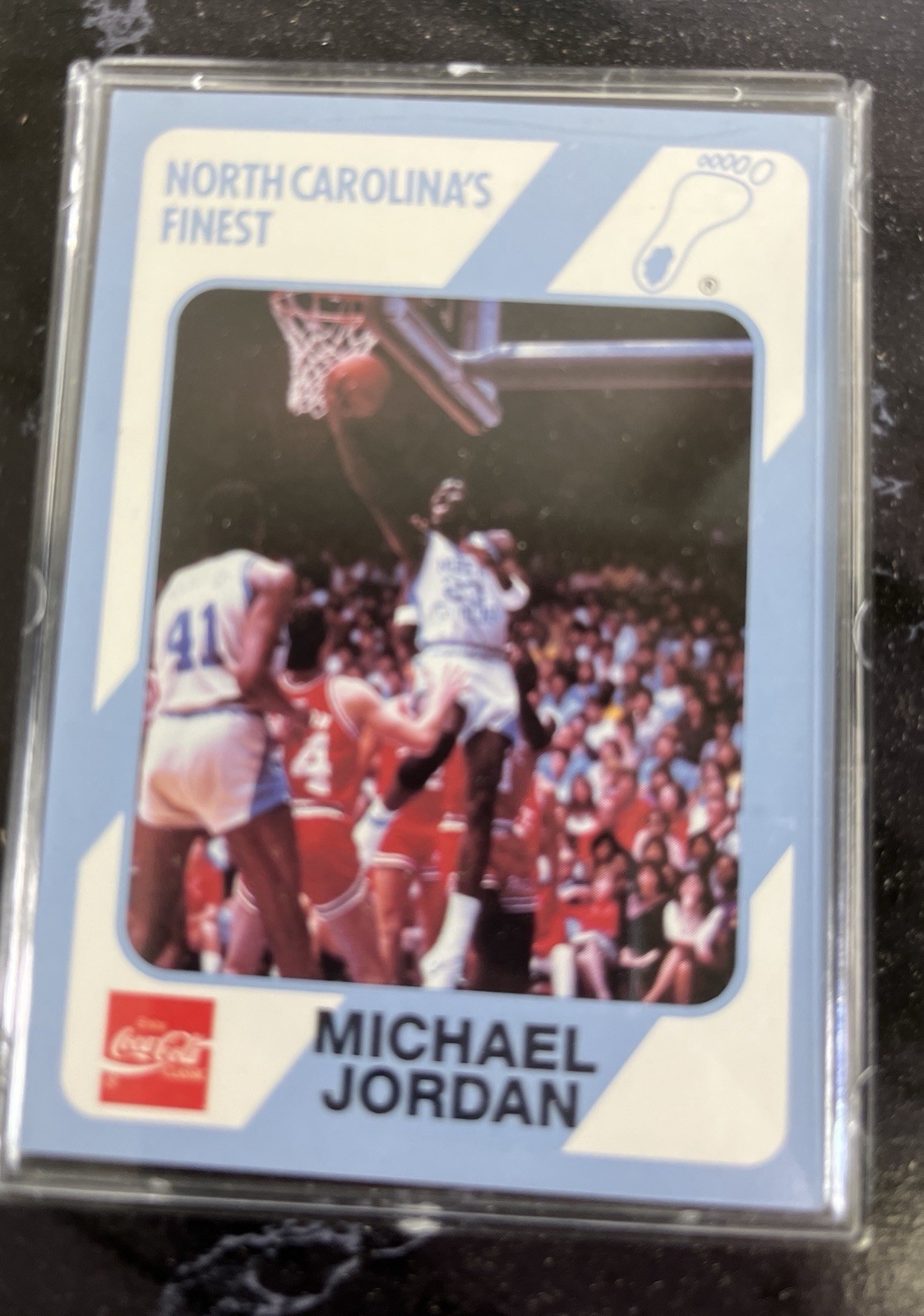 MICHAEL JORDAN COCA COLA NORTH CAROLINA PLAQUE RARE 1989 in box mint near mint