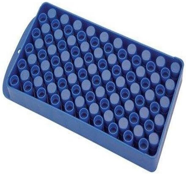 Universal Reloading Tray for Convenient 50 Round Brass One Size, blue