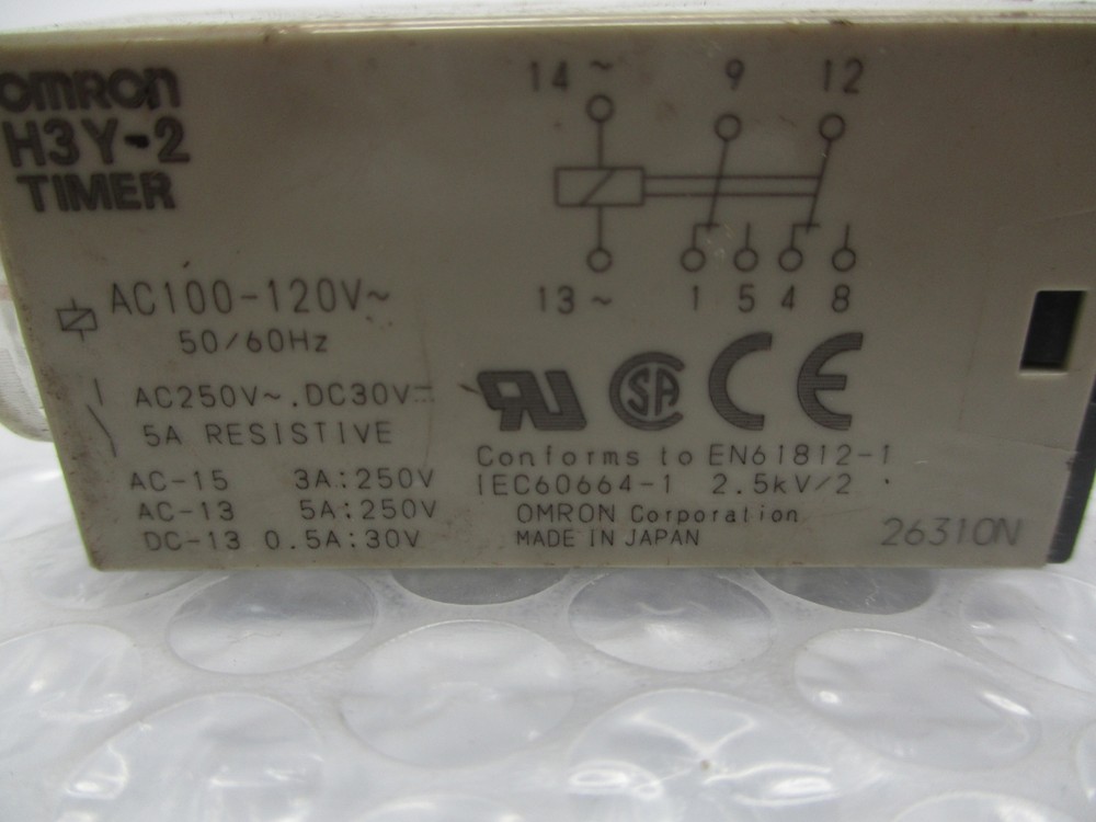 OMRON H3Y-2 TIMER UNMP