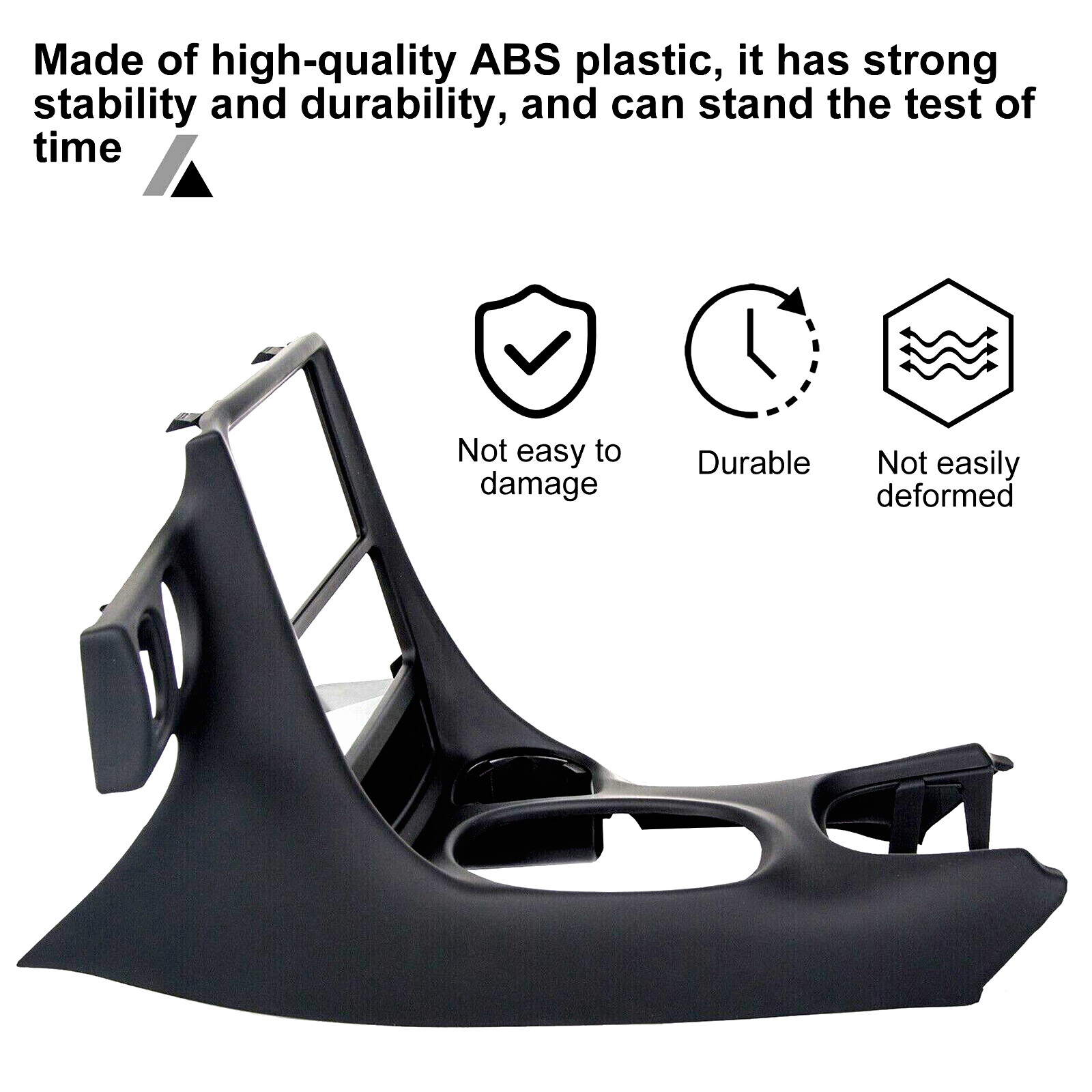 Double Din Dash Installation Kit Radio Console For Chevy Corvette C5 97-04 Black