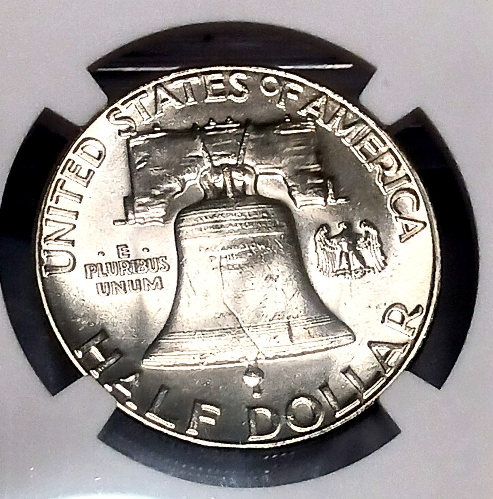 1961 P FRANKLIN HALF DOLLAR NGC MS64 REALLY NICE