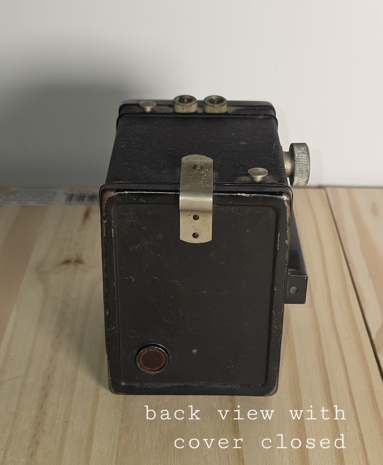 Pho-Tak vintage Spectator 120 flash mfg in the 50's roll film metal box camera