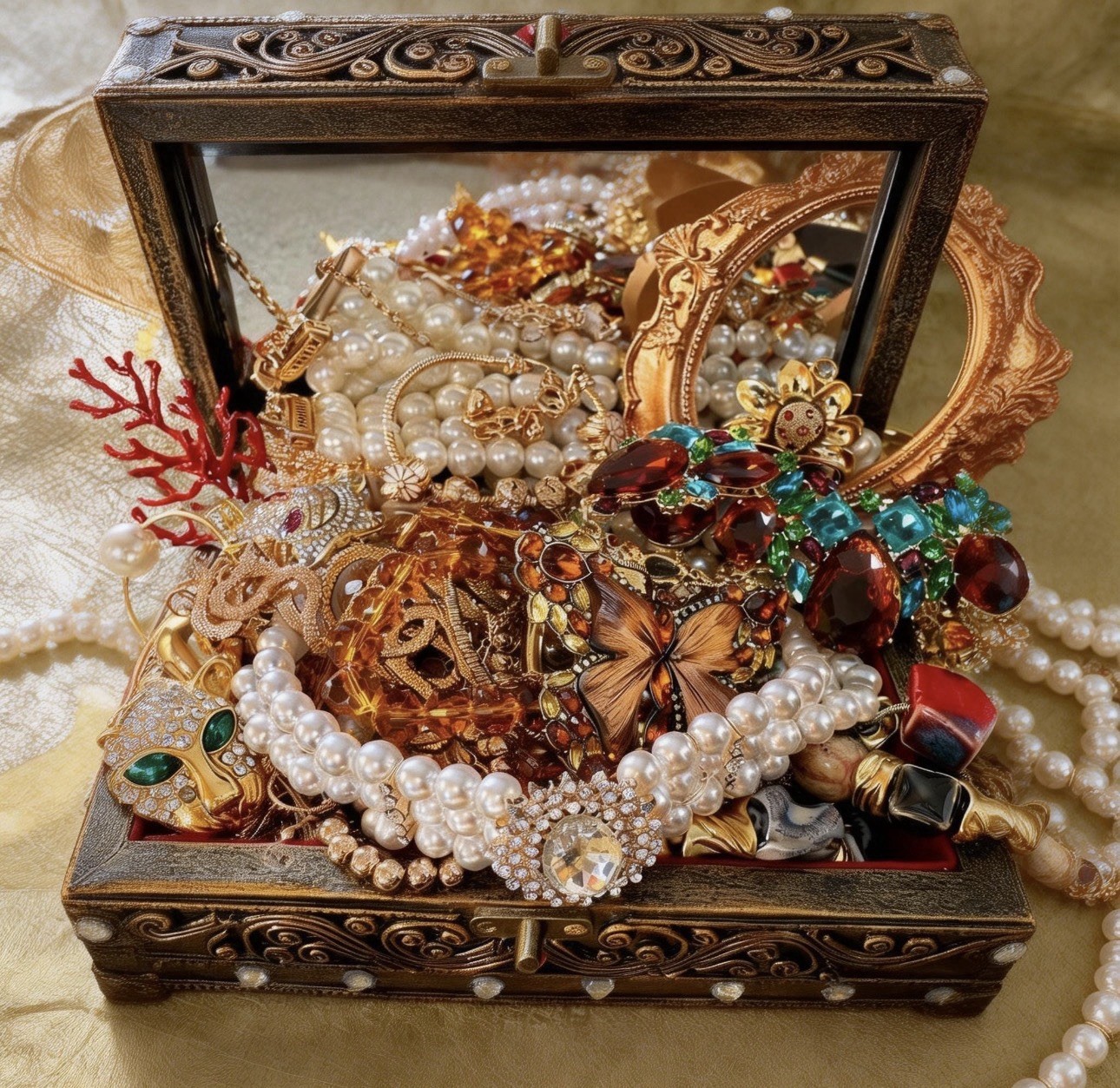 Jewelry Mystery Box Surprise – Random Necklace Ring Bracelet Earrings Gift Box