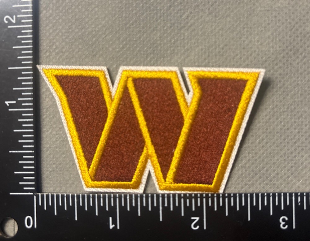 WASHINGTON COMMANDERS REDSKINS IRON ON EMBROIDERED PATCH