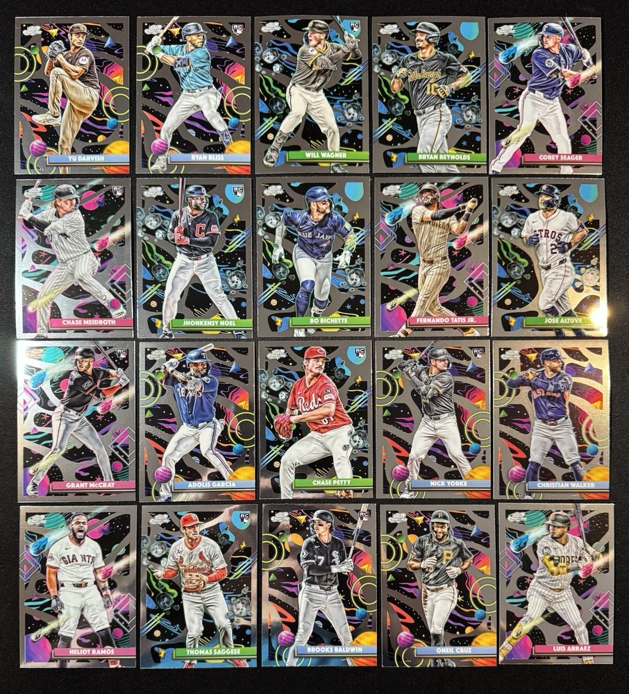 2025 Topps Chrome Cosmic - Base, Inserts, Refractors & Nucleus (You Pick)