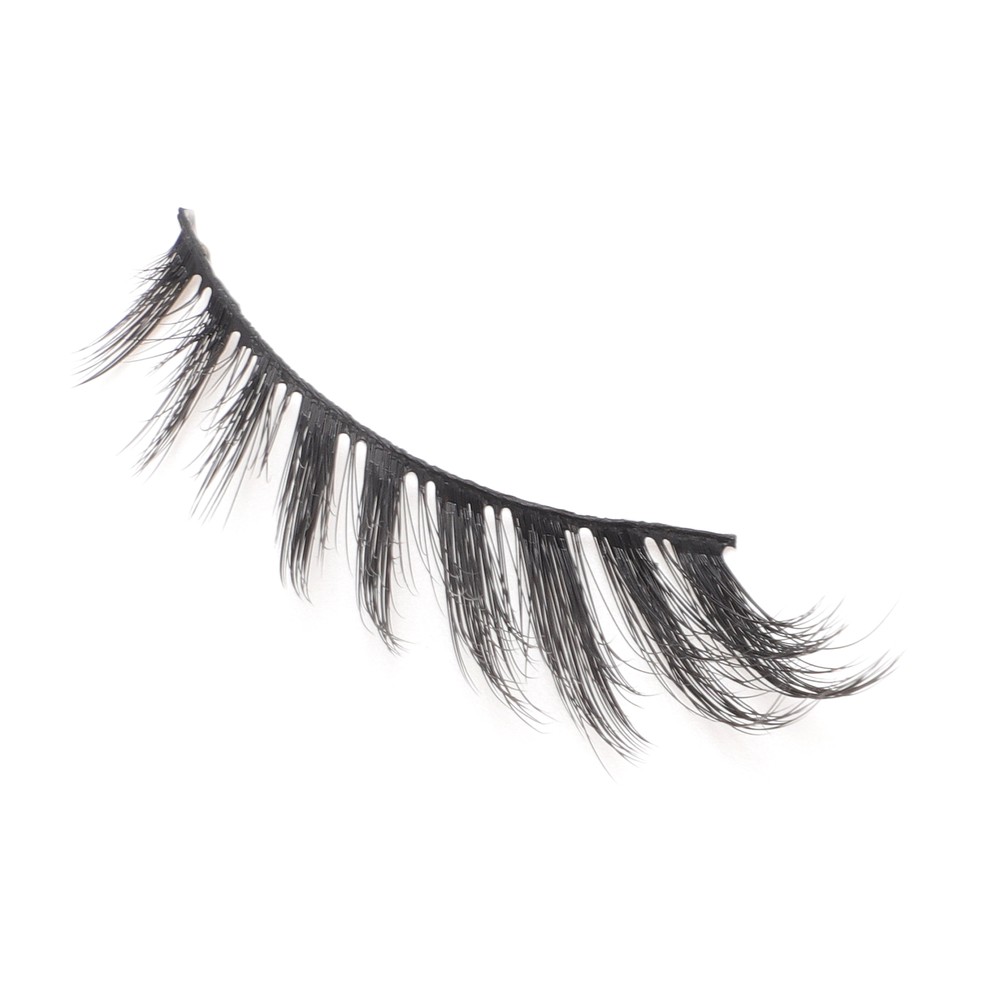 Dense False Eyelashes for Makeup Black X127 5 Pair