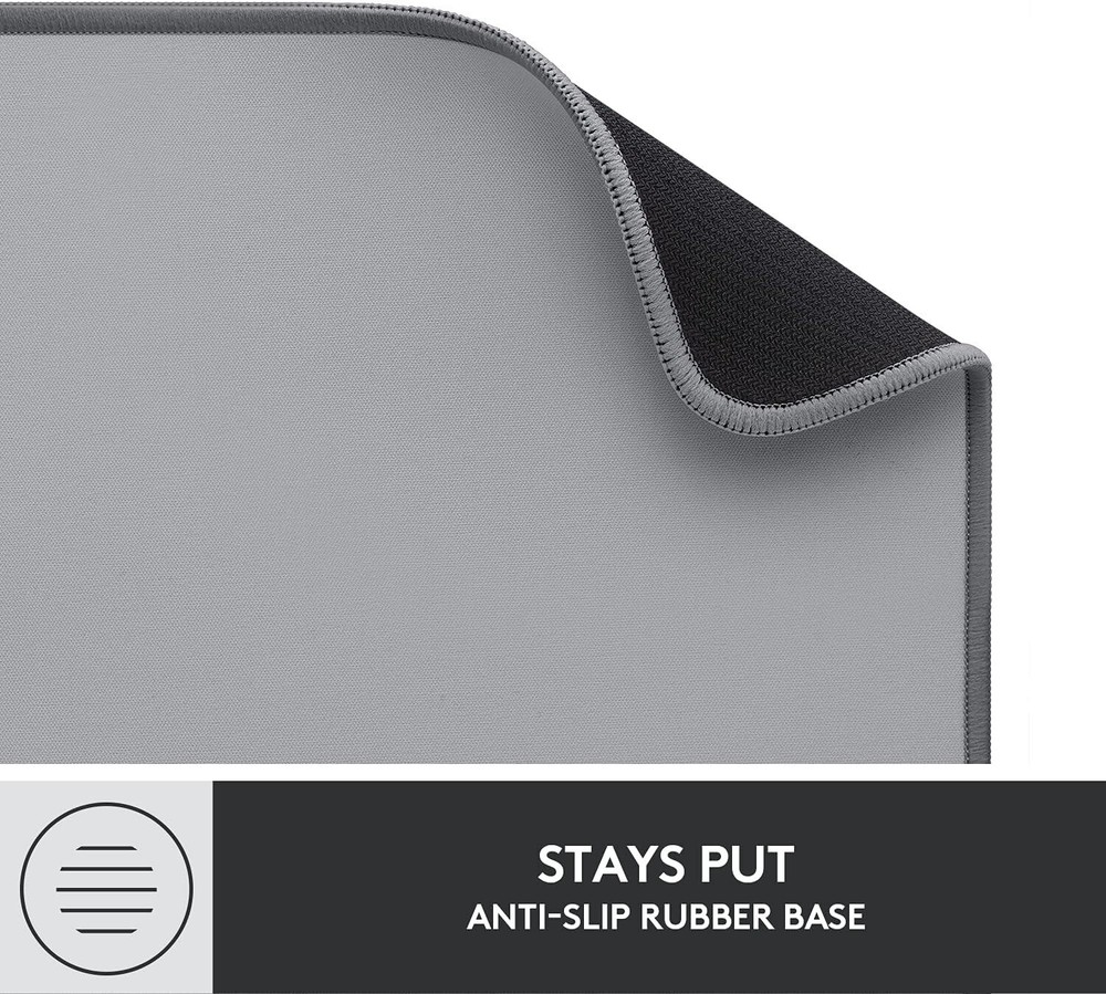 Logitech Desk Mat Studio Series Extended Mouse Pad with Spill-Resistant Large