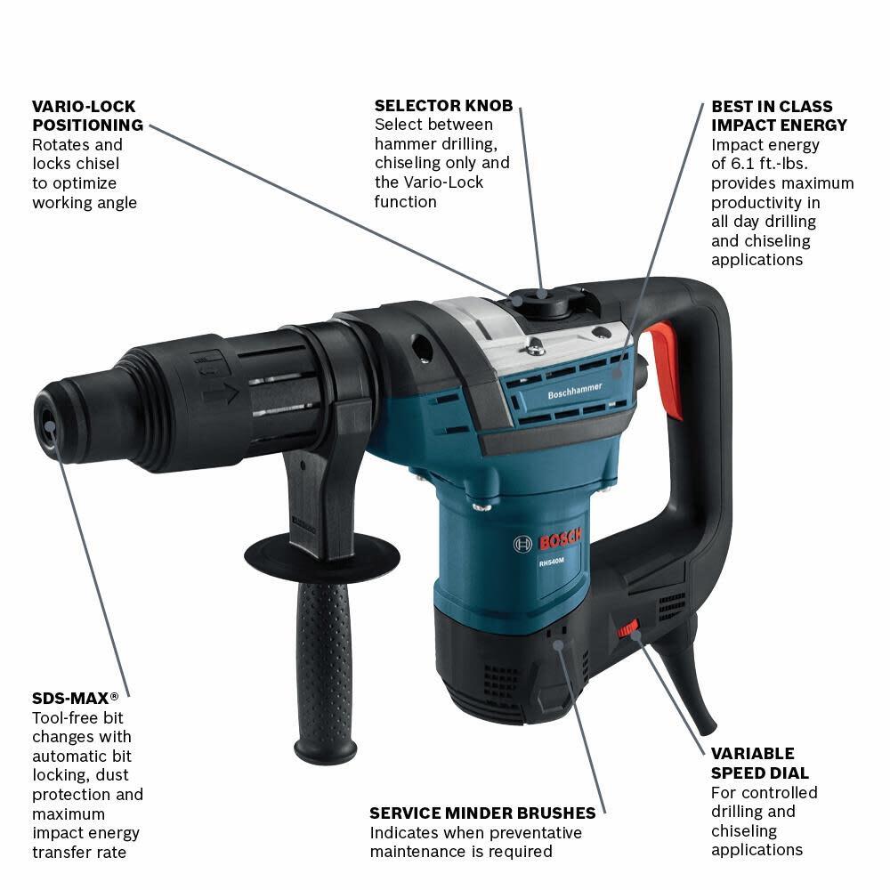 Bosch Certified Refurbished 1-9/16 In. Sds-Max Rotary Hammer