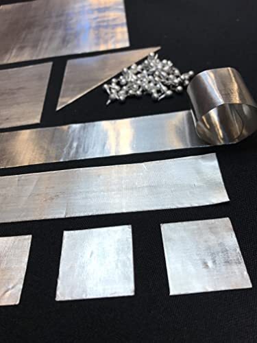 Indium Sheet Foil Ribbon 99.999%, 2.0" by 12.0" (50mm by 305mm); 8 thicknesses