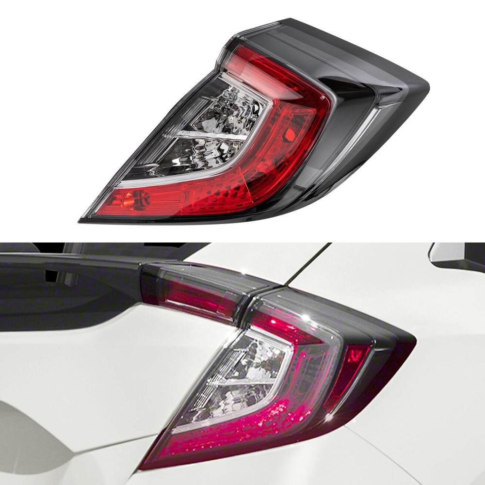 Halogen Tail Light Fits Civic Hatchback Type R 2017-2021 Right Passenger Side
