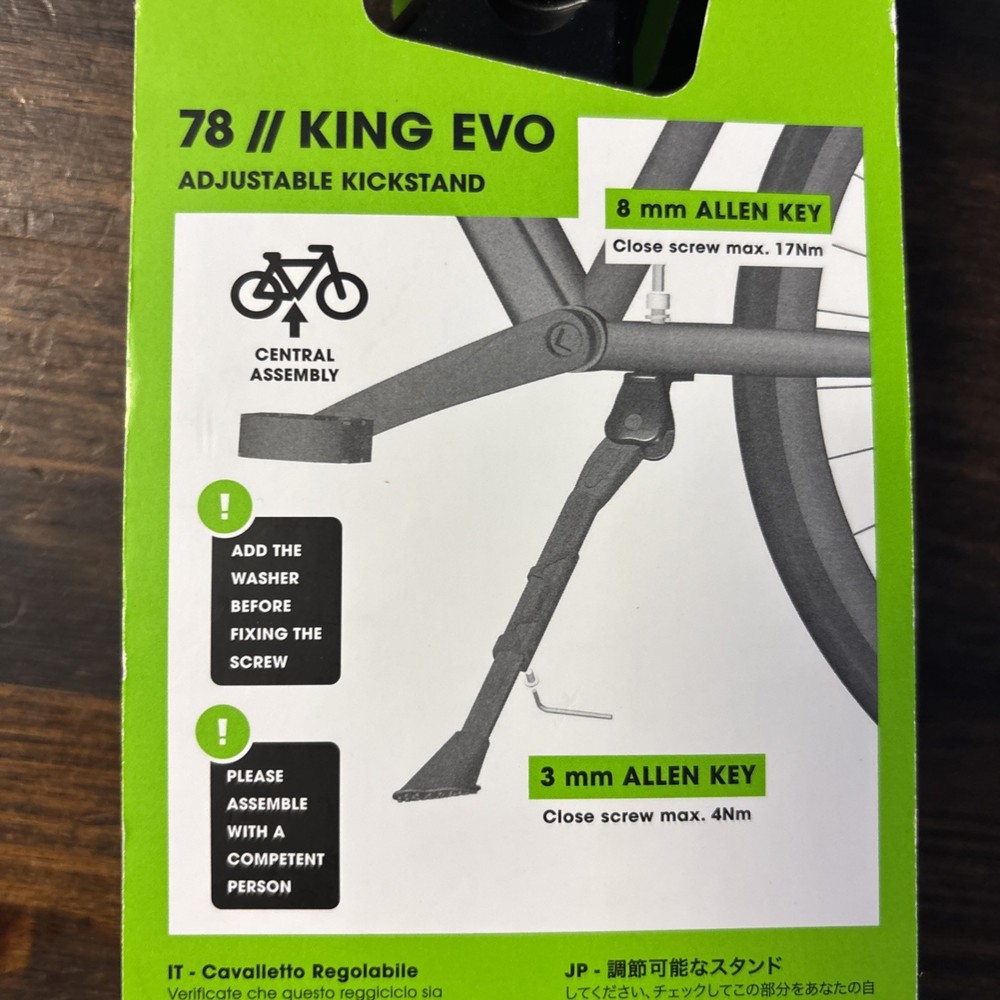 Ursus Adjustable Bicycle kickstand