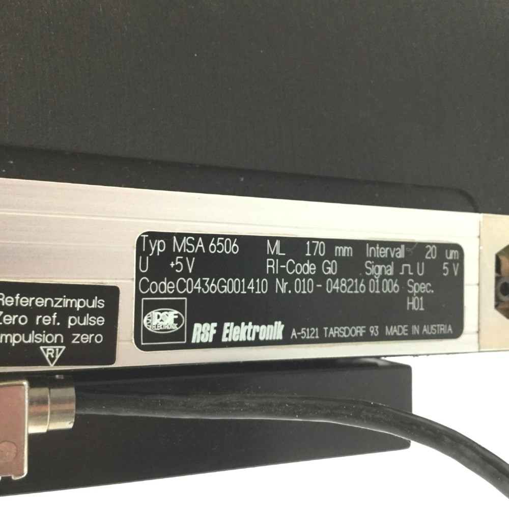 Z-Axis Positioner For Deltronic DVC-115 Measuring System, With Linear Encoder