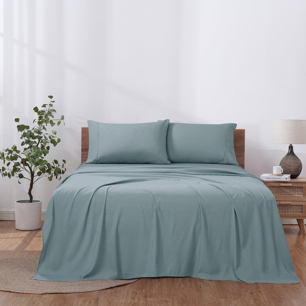 Modern Threads Soft Microfiber Solid Sheets - Luxurious Microfiber Bed Sheets...