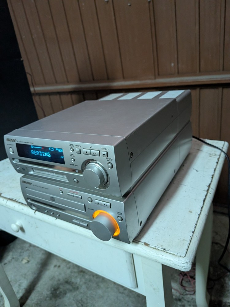 Sharp MD-MX10H MiniDisc CD Compact Hi-Fi System - Fully Tested & Working