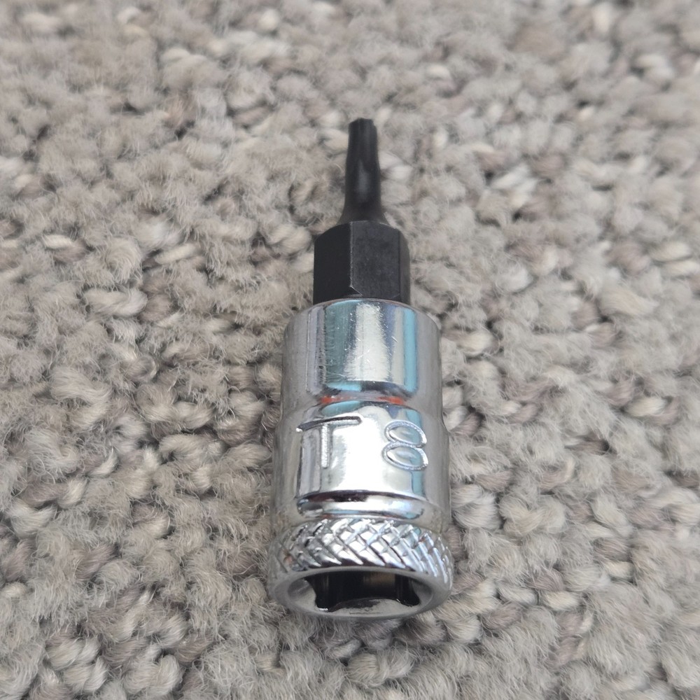 Klein Tools Knurled Torx Bit Socket 1/4" Drive - Choose a Size