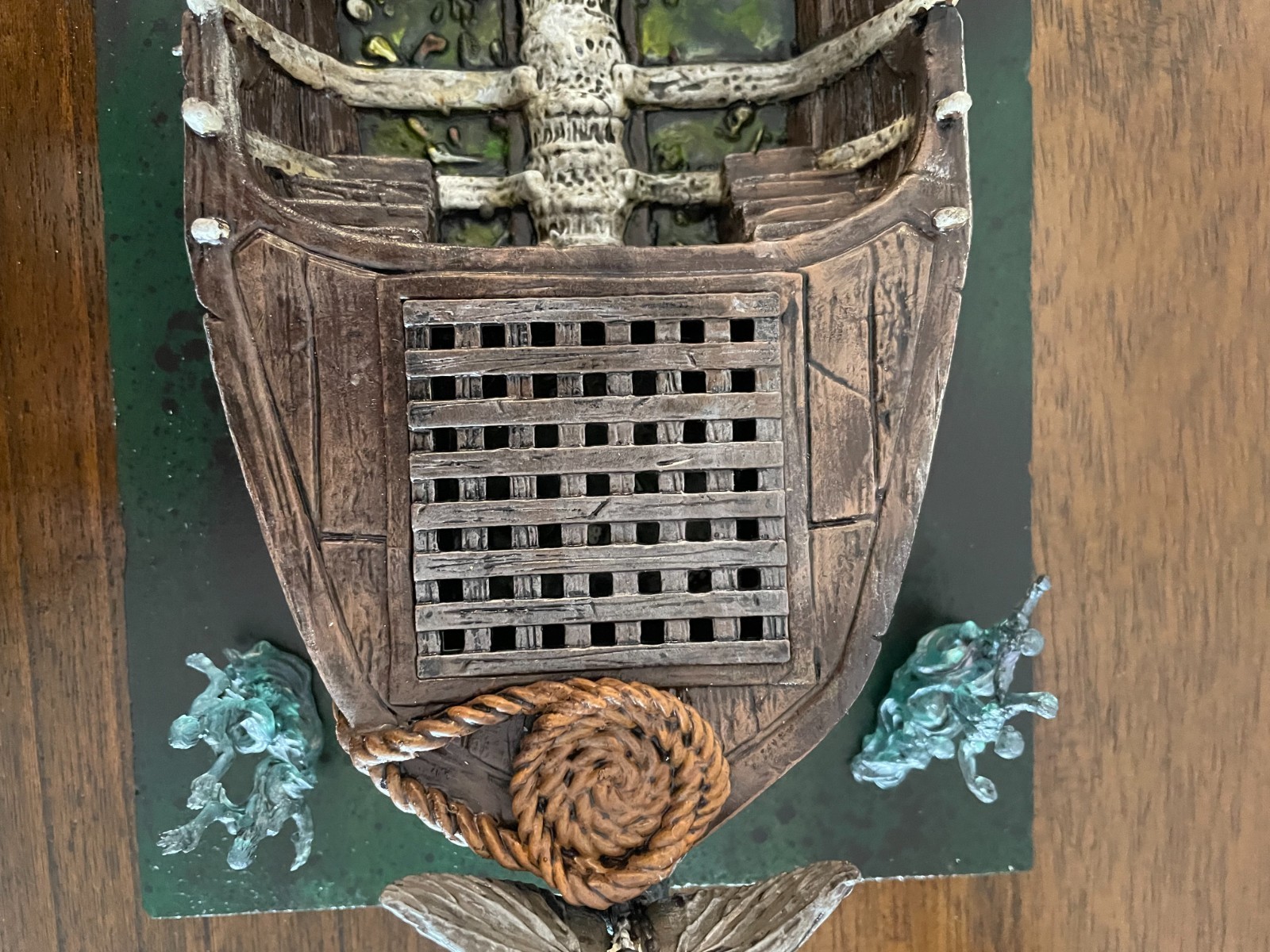 Stygian Barge -Bones Plastic - Reaper - Well Painted and Based